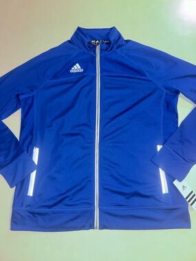 NWT Adidas Men’s Jacket XL Blue Full Zip MIAA